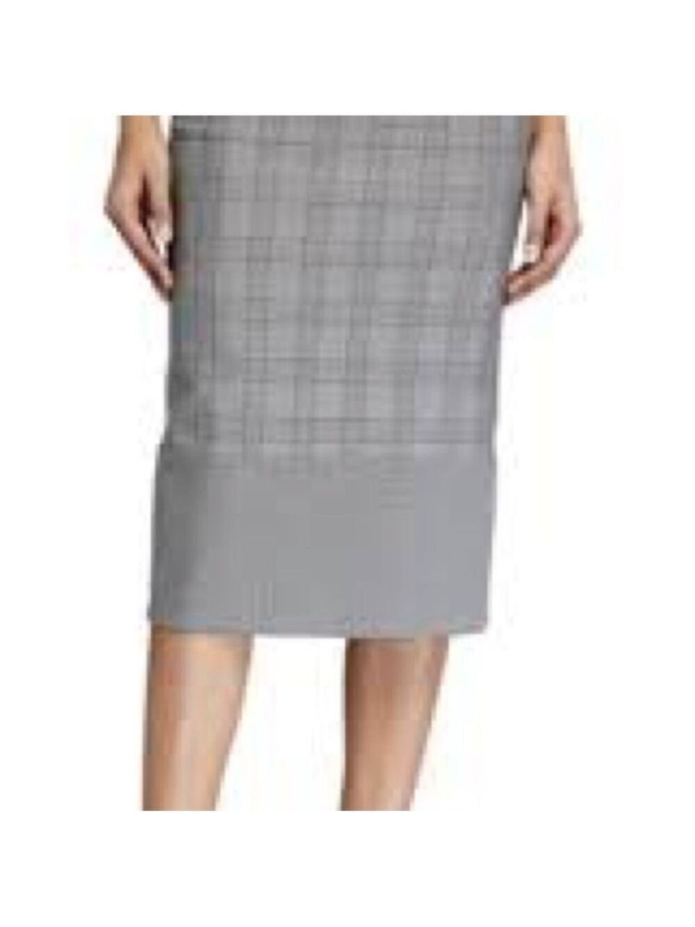 Veronica Beard NWT Twain Pencil Skirt Women's Gray Check Size 6 - Picture 5 of 16